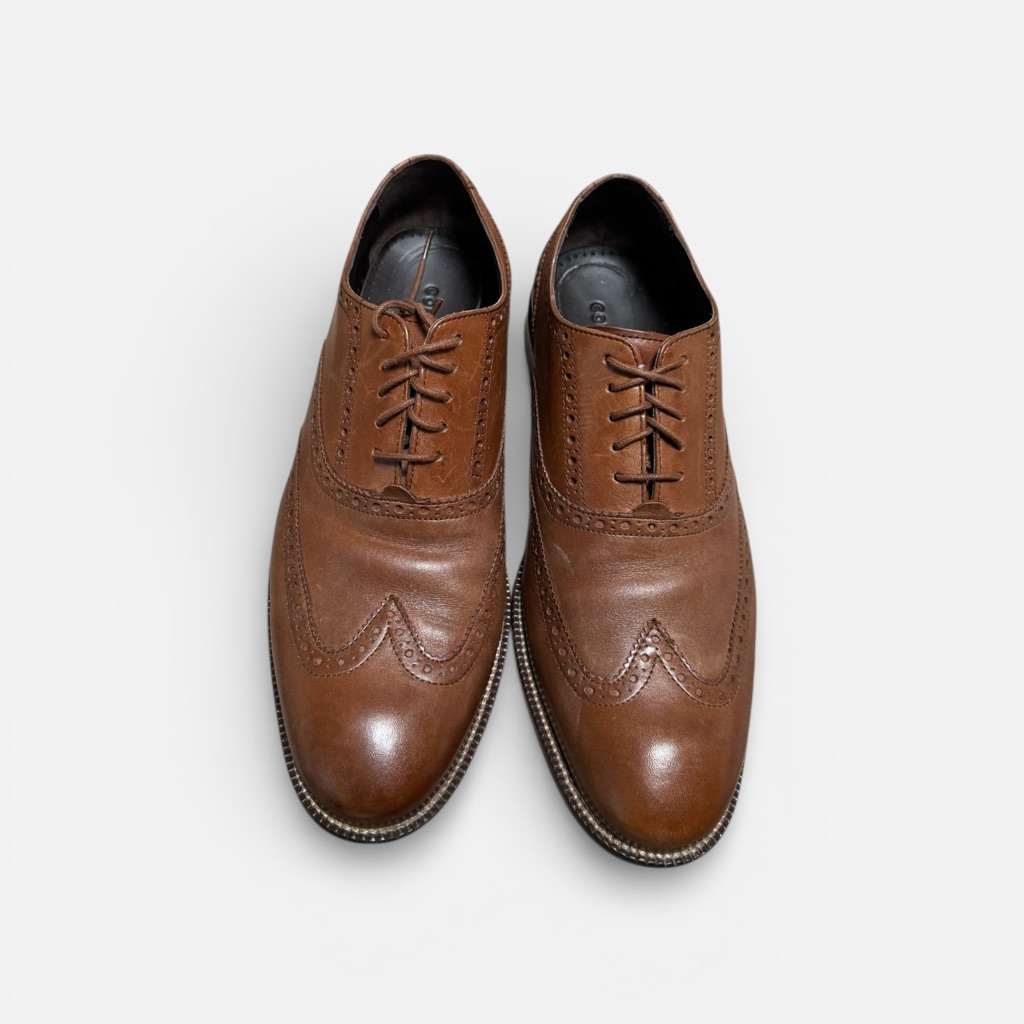 Classic Cole Haan Leather Brogues In 10 W